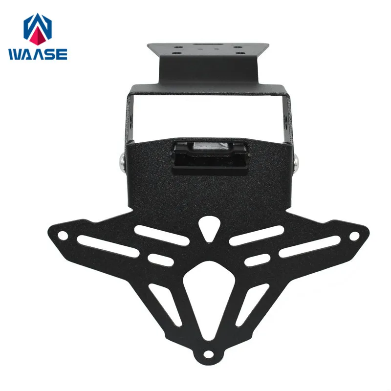 

waase Motorcycle License Plate Holder Frame with LED light For Honda CBR150R CBR 150 R 2018 2019 2020