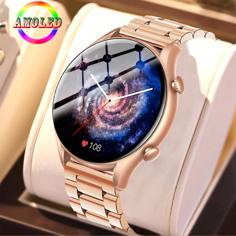 2022 New Bluetooth Call Women Smart Watch Men 1.32" Color 360*360 HD Pixel Fitness Tracker Man Smartwatch For Xiaomi Huawei +Box