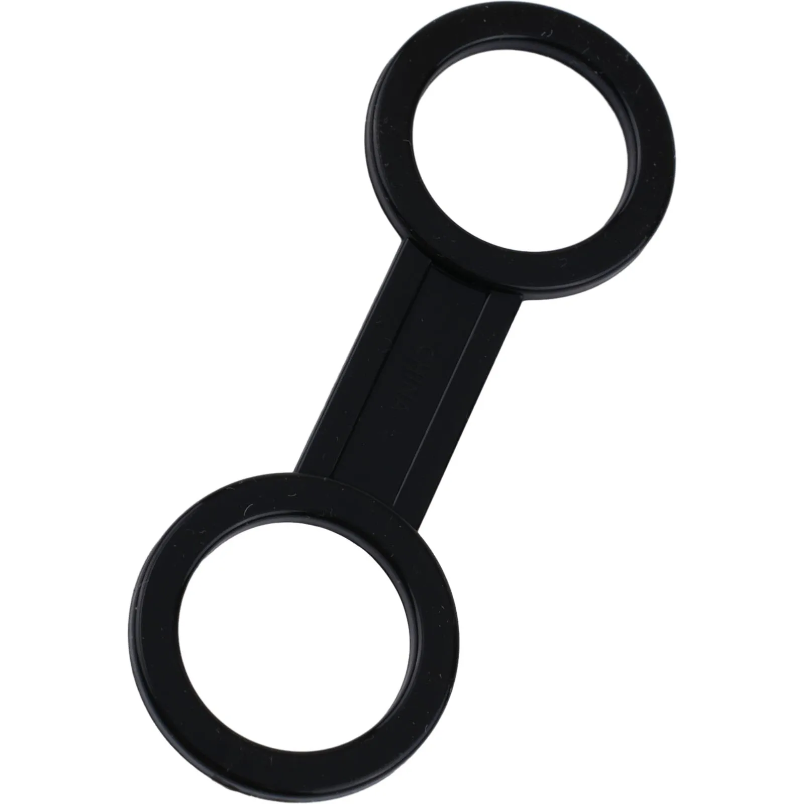 

Держатель-фиксатор, черная силиконовая 8-образная Пряжка, 8-образная Пряжка, держатель, пластиковая дыхательная трубка, 1 шт.