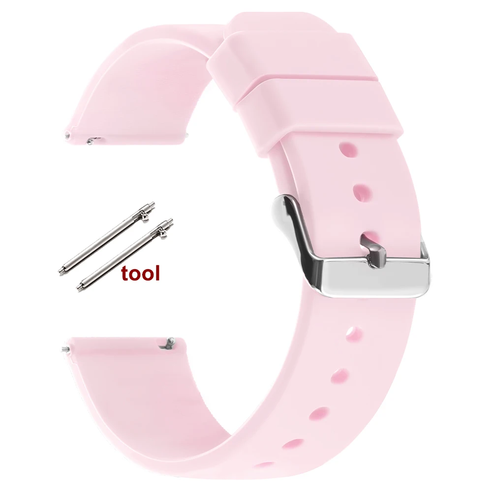 Vibrant Quick Release Silicone Watch Strap - Candy Color Collection
