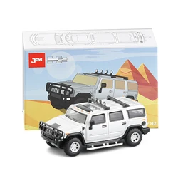 JKM 1/64 Hummer H2 Model Car Alloy Diecast Toys Classic Super Racing Car Vehicle For Children Gifts