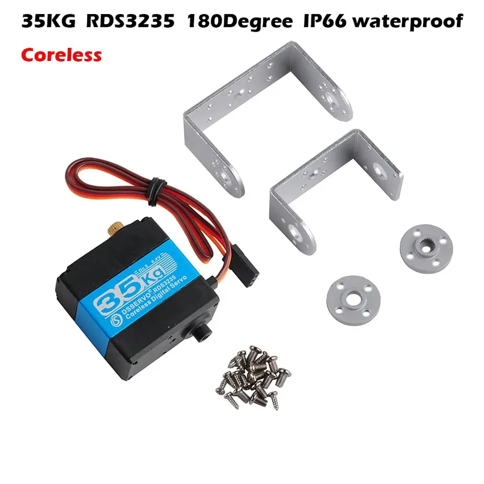 HV Robotic Digital Servo 160kg 150kg 80kg 60kg 35kg 25kg 20kg 17kg Metal Gear Servo Double-Shaft High Torque 180/270 Degree IP66 image 10