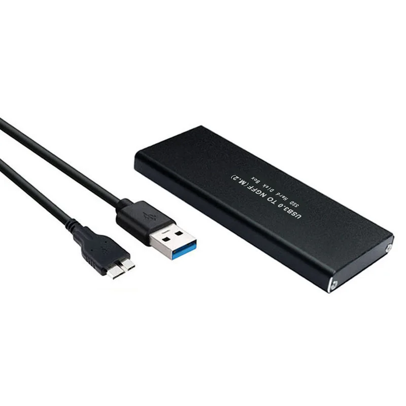M2 NGFF SSD ̽ ڽ Ŭ, USB 3.0 ũ-SATA  SSD  ĳ 6Gbps B Ű M Ű 2230/2242/2260/2280 