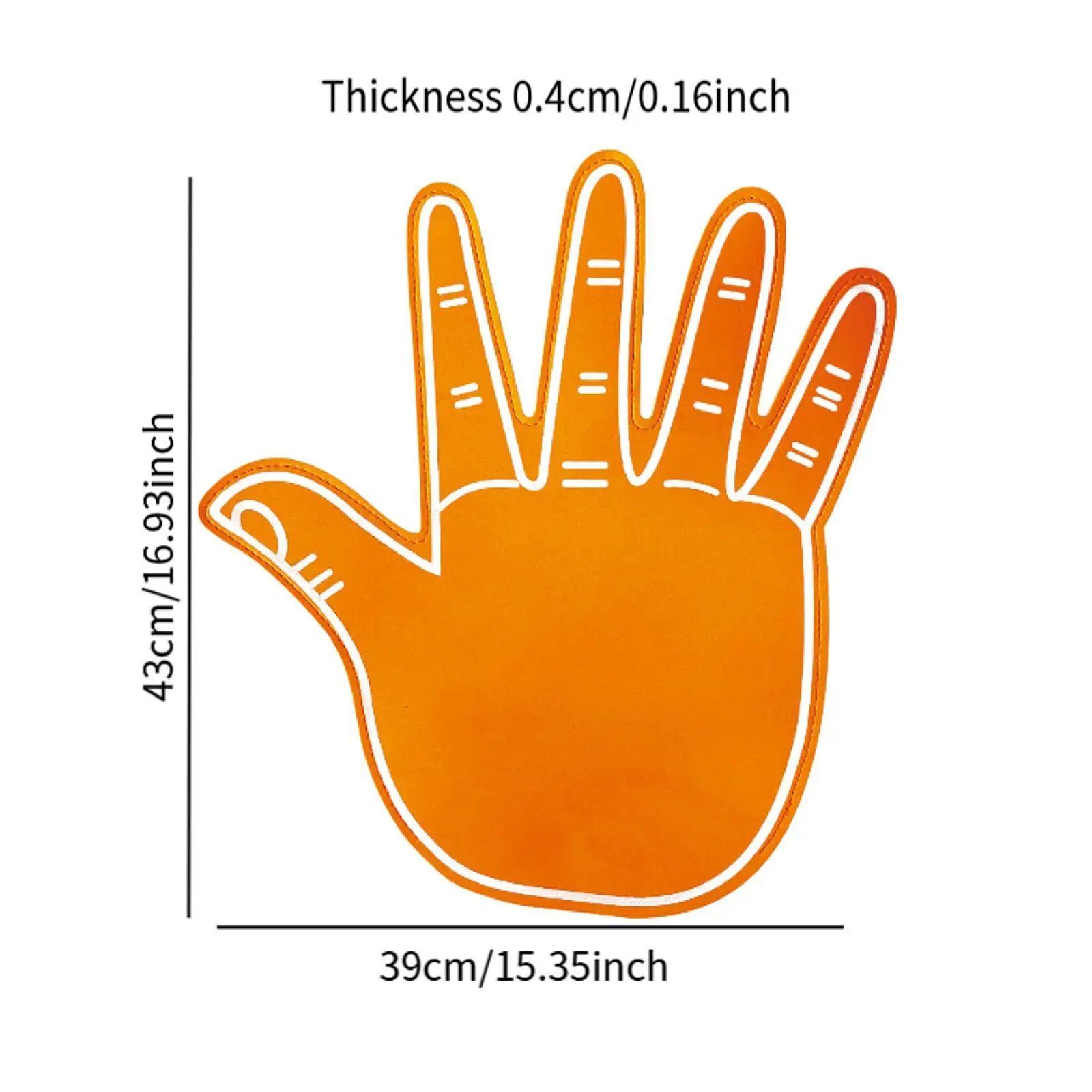 Giant Foam Finger Giant EVA Foam Hand Gloves for Athletic Meetings Party