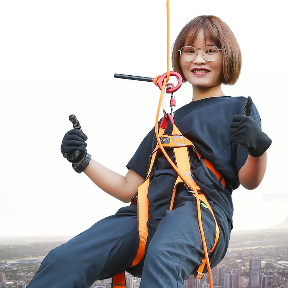 9-Shape Rigging Descender Aluminum Alloy Rigging Plate Rock Climbing Cable Descent Device for Rock Climbing Belaying