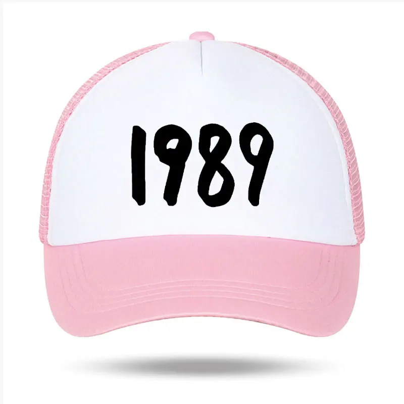 

Swift 1989 Mesh Trucker Cap Unisex Sport Outdoor Fisherman Cap Adult Daily Mesh Snapback Cap Man Woman Spring Beach Sun Hats
