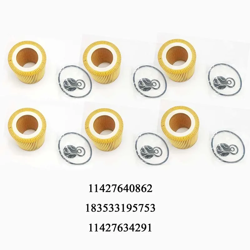 6/3/1 Sets New Engine Oil Filter 11427640862 For BMW 228i 320i 428i 528i X5 Z4 X1 183533195753 11427634291 car oil filter car filter set