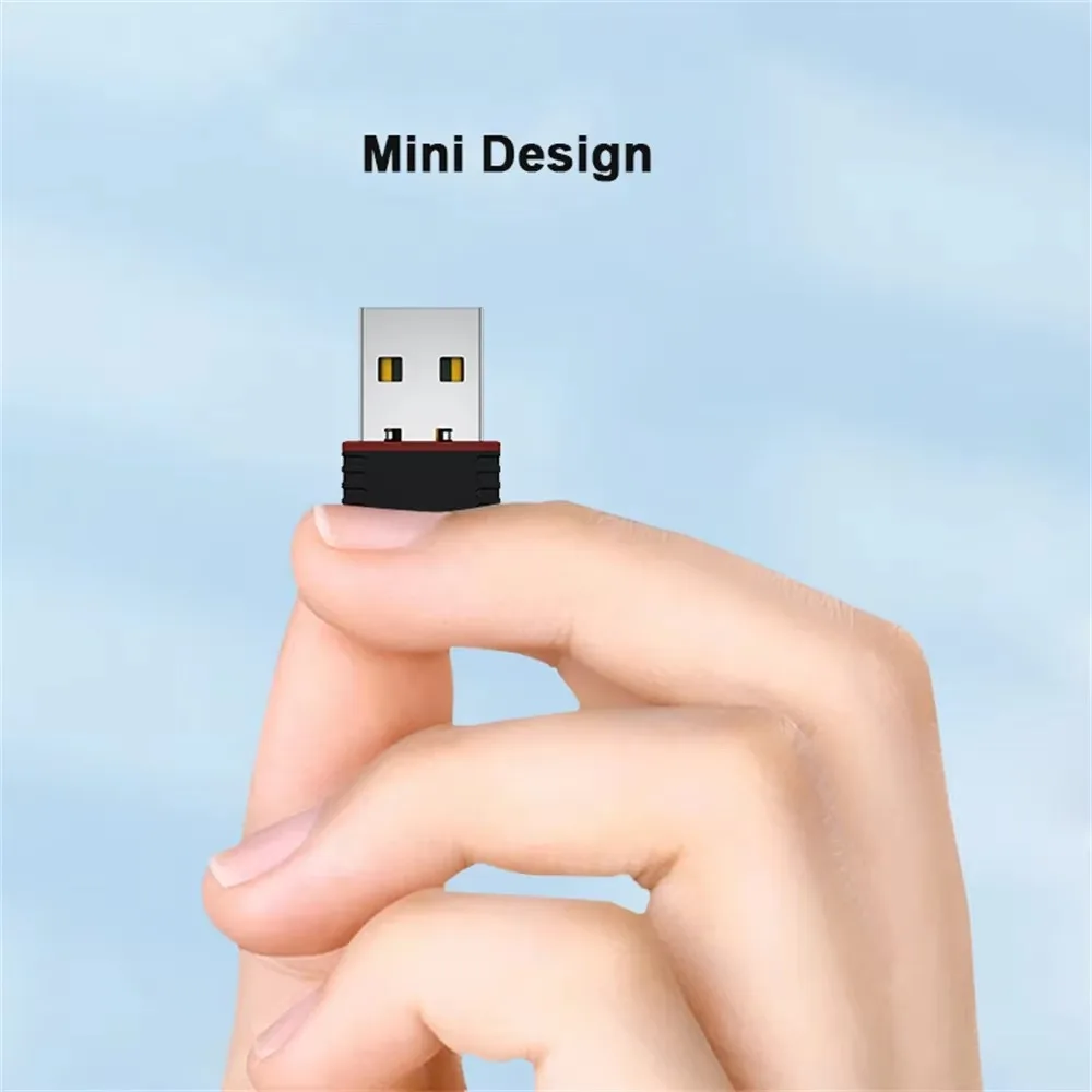 150Mbps 미니 USB 무선 Wifi 어댑터 RTL8188 Wi fi 네트워크 LAN 카드 PC 데스크탑 컴퓨터 용 802.11n 네트워크 카드