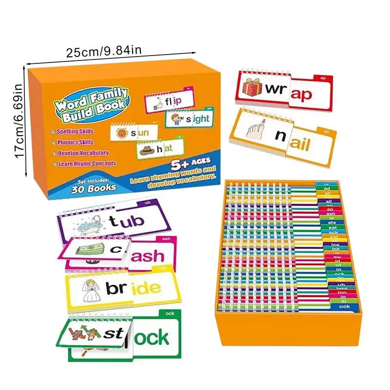 Read And Rhyme Activity Book Read Rhyme Word Family Build Activity Book Learn To Phonics Letter Sounds Sight Educational