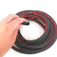 4 Meters Shape B P Z Big D Car Door Seal Strip EPDM Rubber Noise Insulation Weatherstrip Soundproof Car Seal Strong Adhesive 2