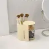 Hair Accessories Organizer Rotating Desktop Organizer 360-degree Rotatable Hair Accessories Makeup Brush Holder with for Small 5