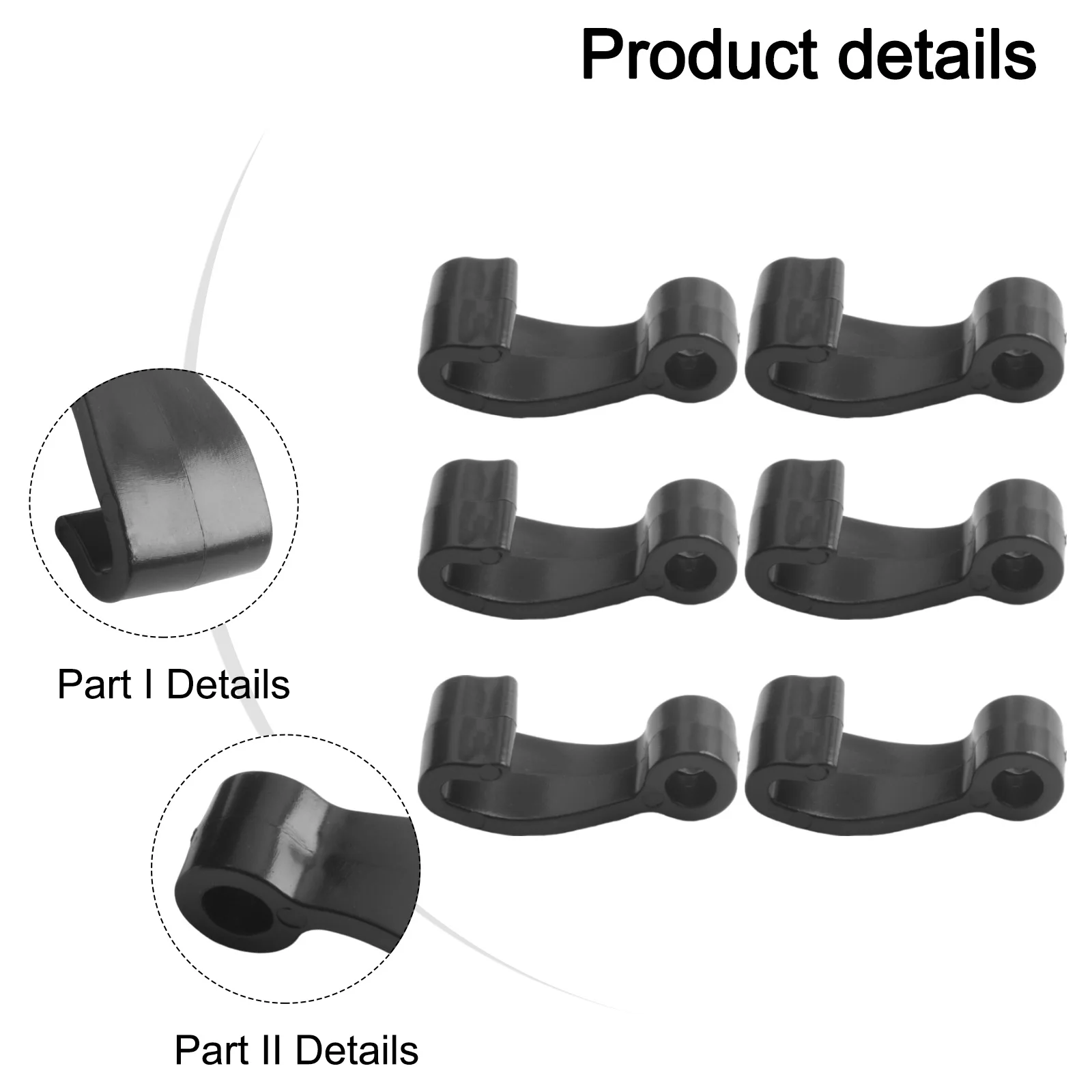 Durable Quality New Practical Tarp Hook Rope Hooks Multifunctional PVC Pool Raft Snap Fasten Canopy Clips Fishing