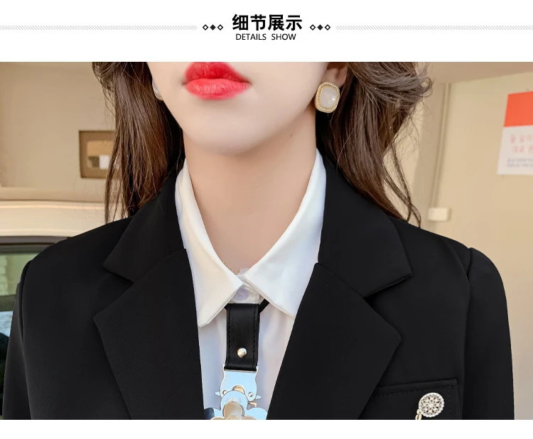 England Model Trend Jacket Skirt Fits Preppy Model Metallic Rose Tie Shirt+ Brief Blazer +Pleated Mini Skirt 3 Piece Set Girls 10 S31a0d359cbf14560a15501f1fe3e01c7f