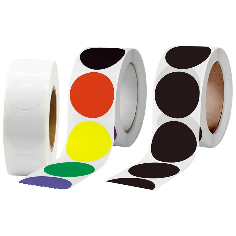 500 Pcs Blank Spice Jar Labels for Kitchen Organization and DIY Projects Round Stickers for Easy Identification