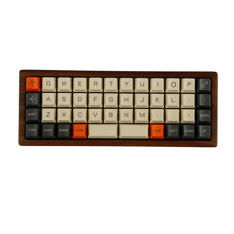 ECHOME 40% tastiera meccanica in legno cablata Type-C Hot Swap RGB guarnizione personalizzata Mini Office Gaming Keyboard Kit supporto QMK VIA