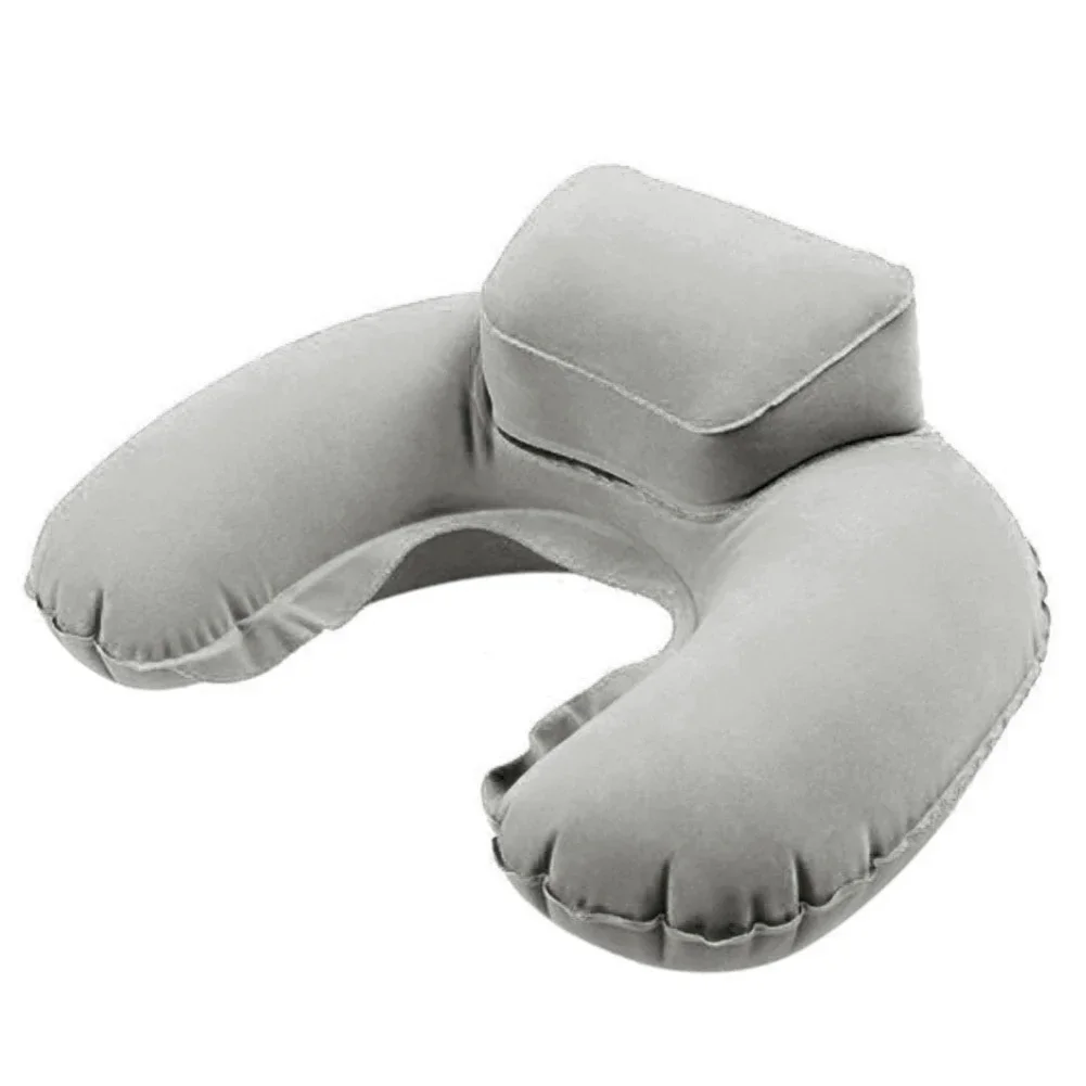 Foldable U-shaped Neck Support Pillow Inflatable Cushion Memory Foam Travel Pillow Neck Super Soft Pillows Air Plane Fluffy 1pc 3