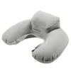 Foldable U-shaped Neck Support Pillow Inflatable Cushion Memory Foam Travel Pillow Neck Super Soft Pillows Air Plane Fluffy 1pc 3