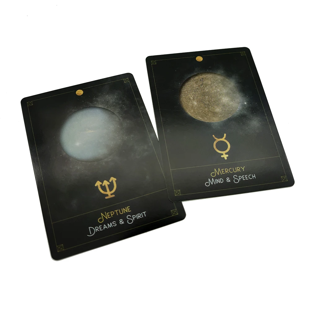 Astro-Cards 43 Oracle Cards you the secrets of the 12 zodiac signs, 12 planets, 12 houses, and calculation points 5