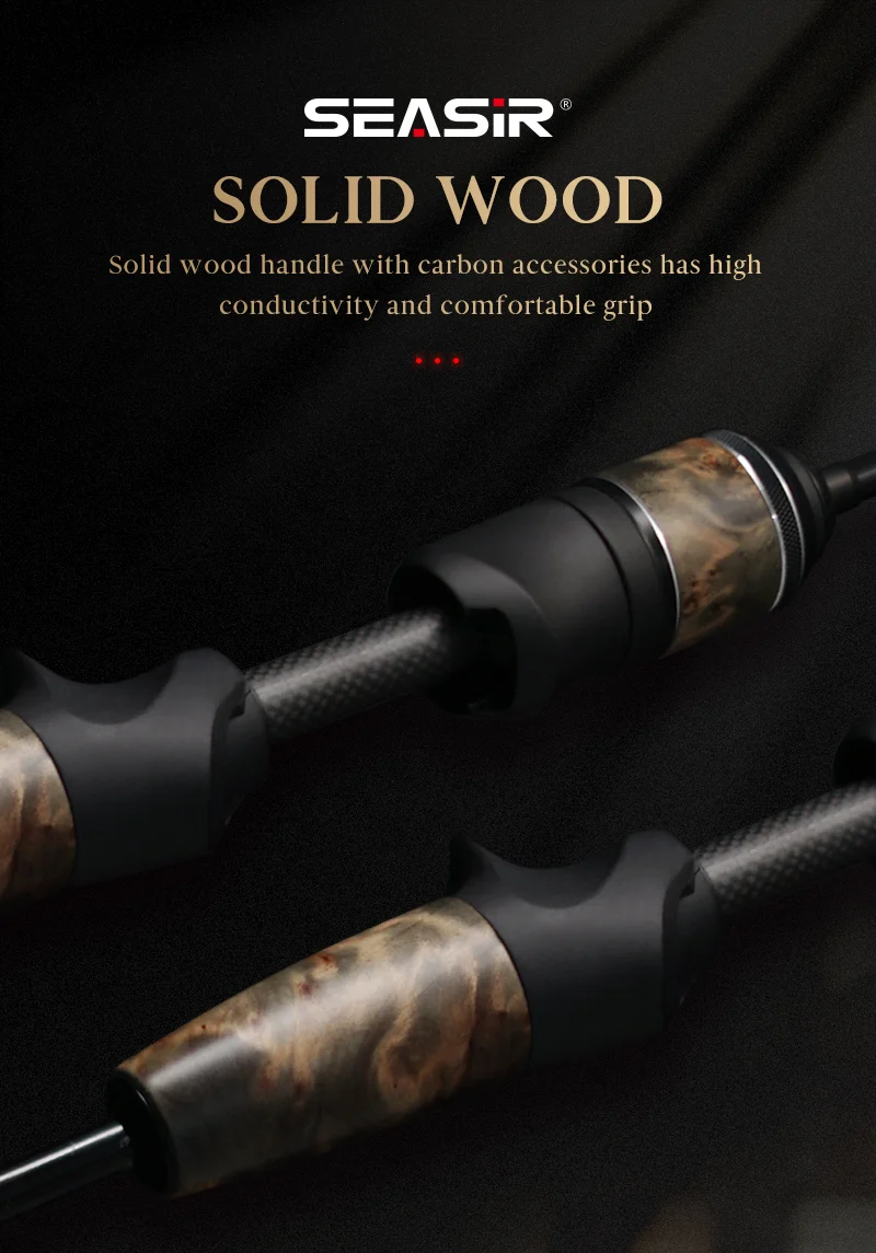 Rinsui Net リンスイ　Rise26 フライフィッシング Seasir Stream Ultralight Lure Fihsing Rods Carbon Solid Wood