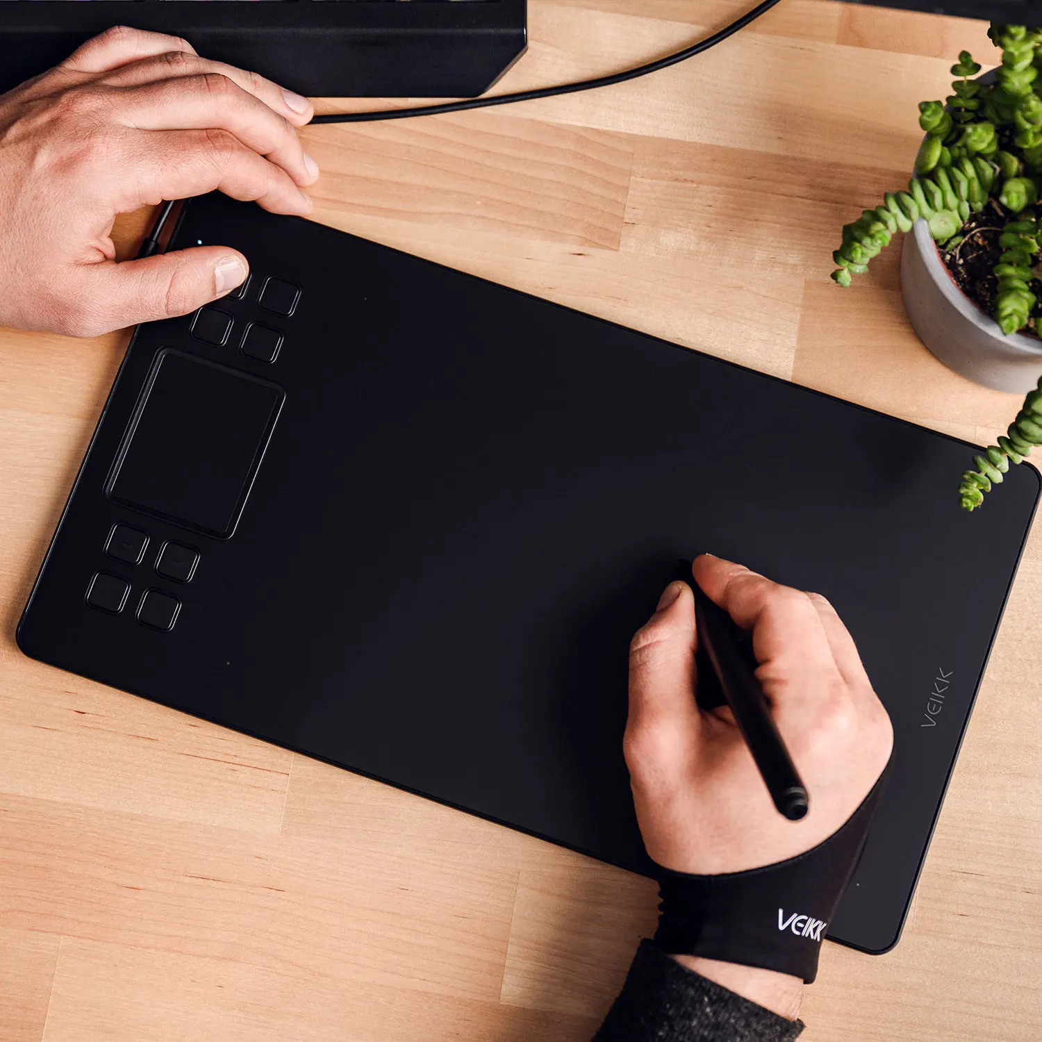 8192 níveis, sem bateria, caneta passiva, sensibilidade à pressão, tablet digital