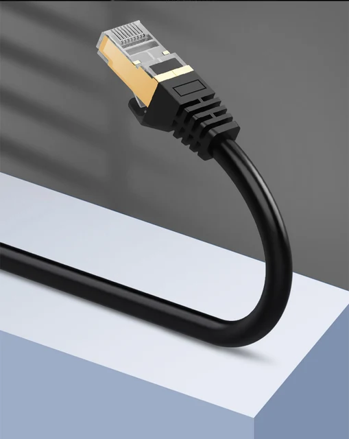 0.5-20M CAT7 Ethernet Cable 10Gb RJ45 สายเคเบิลเครือข่ายLanเครือข่ายEthernet Patch Cordแมว 7 สายเคเบิลเครือข่ายสําหรับคอมพิวเตอร์Router 1