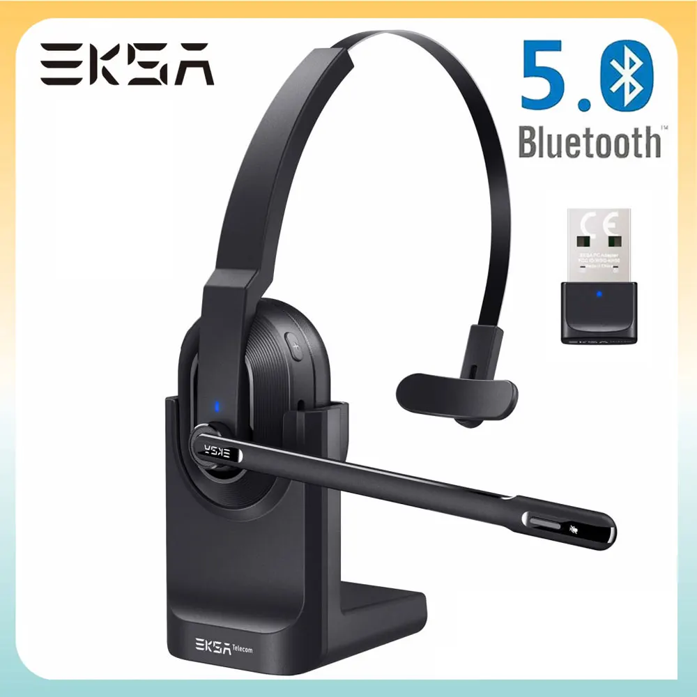 Casque Bluetooth Avec Micro Sans Fil - Casque Avec Base De Charge