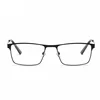 Men Square Metal Large Frame Myopia Glasses Spring Leg Elderly Near Sight Eyewear Blue Light Blocking Eye Protection Eyeglasses 3