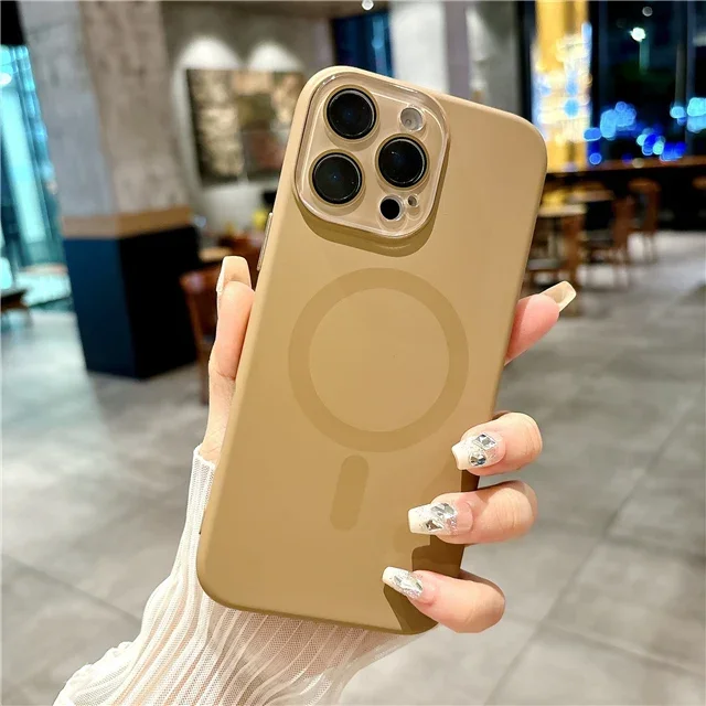 Premium Liquid Silicone Magnetic Lens Protective Cover