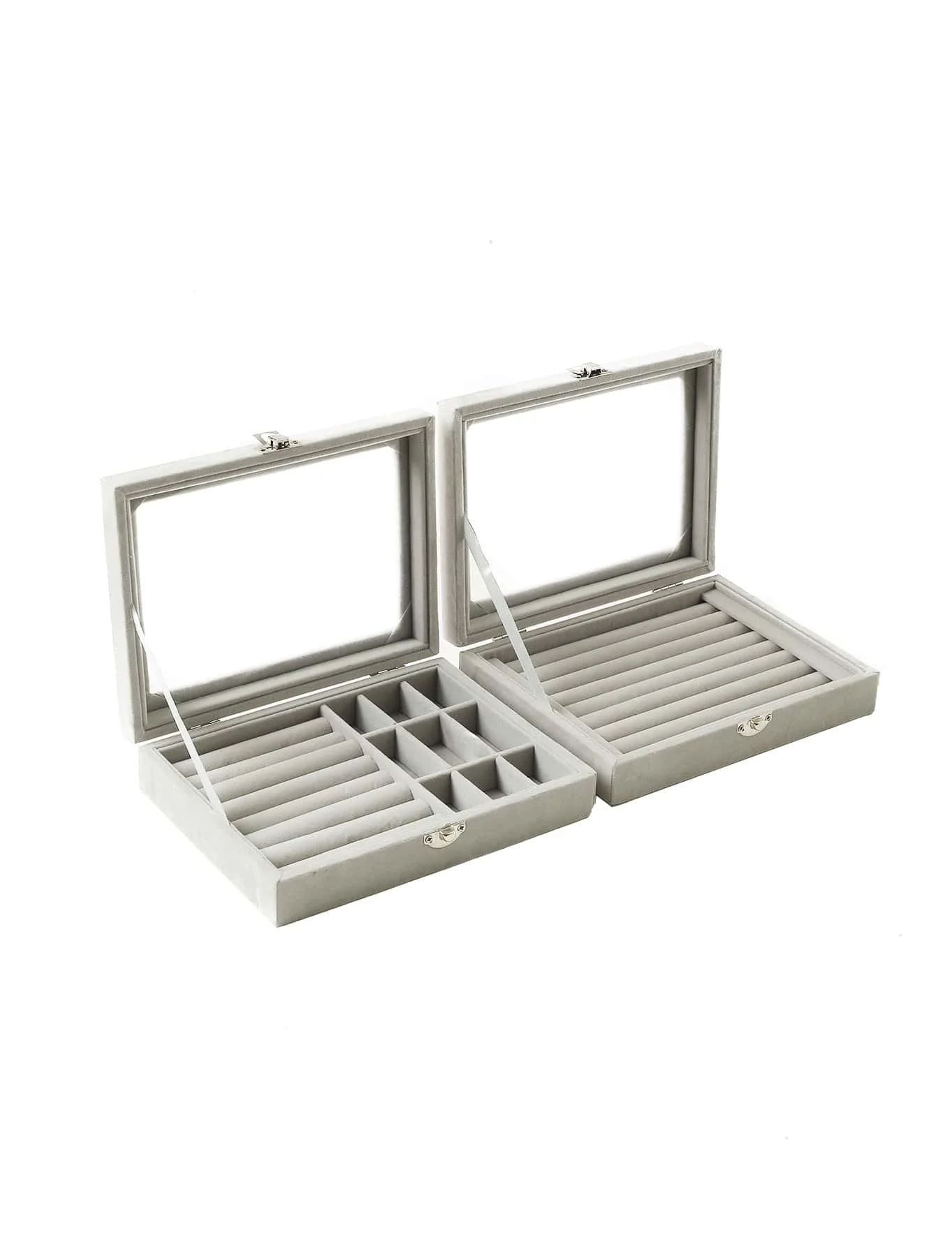 Fine Jewelry Box Large Capacity Jewelry Earrings Household Jewelry