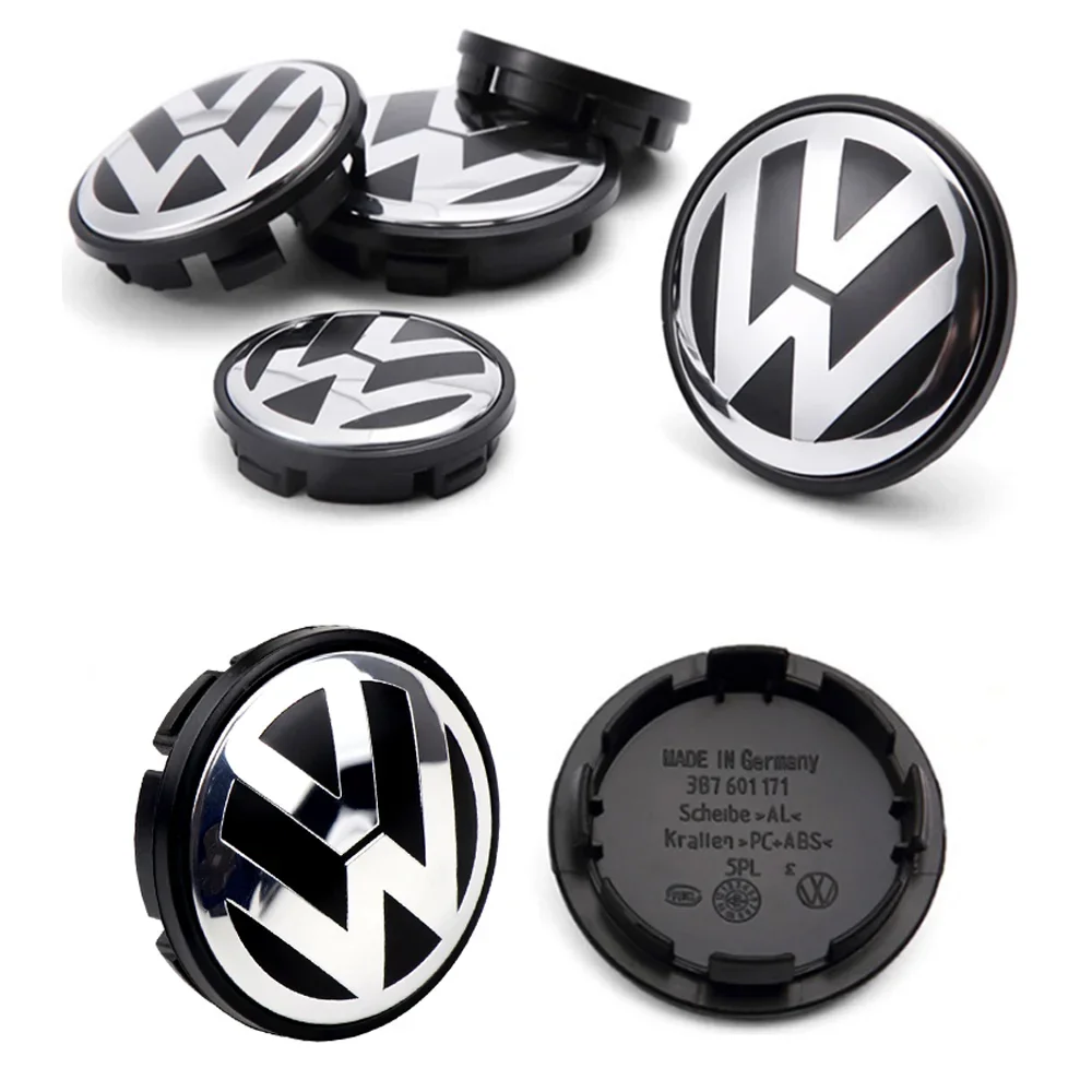 4pcs56mm65mmCarWheelCenterHubCapCoverAccessoriesForVWVolkswagenJettaGolfPoloPassatBora1J06011713B7601171-AliExpress