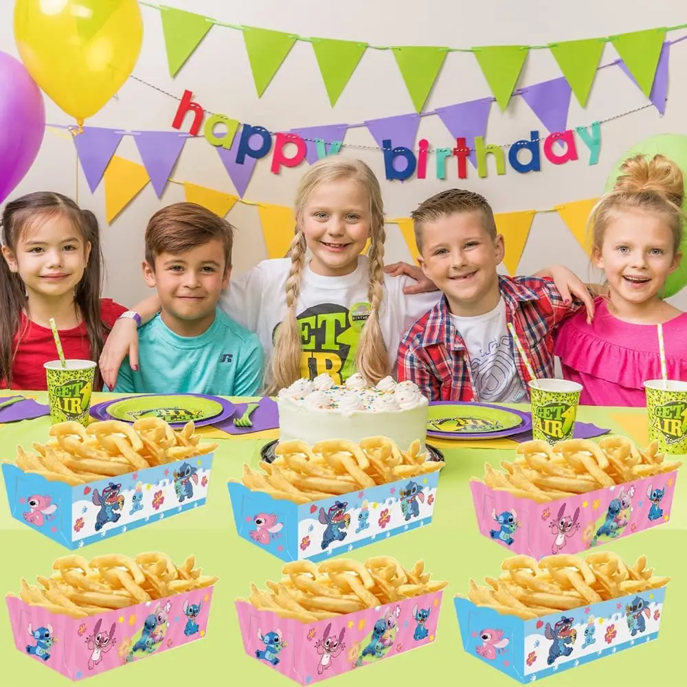 Lilo & Stitch Disposable Paper Food Trays Popcorn Candy Snack Boxes Hot Dog Chip Ho... - SKU DPFT2112 - UGI Packaging