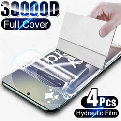 Protector de Pantalla de Hidrogel Suave 30000D en Paquete de 4 para Smartphones