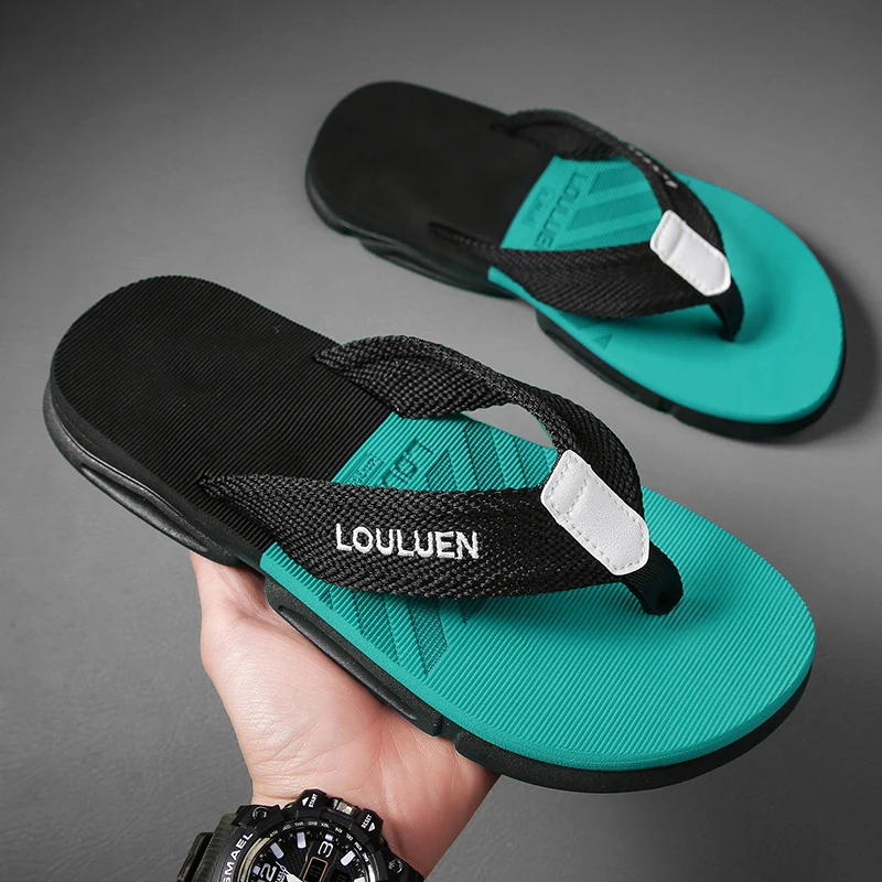 Slippers Man Summer Ankle Wrap Shoes Slip-resistant Slide Sandals Summer Male  Slippers Beach Water Shoes Zapatillas Hombre - Men's Sandals - AliExpress