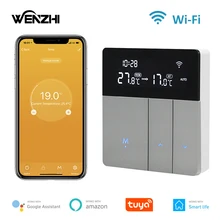 

Wifi Warm Floor Thermostat Digital Temperature Controller For Water Heating Electric Gas Boiler Tuya Smart Life Alexa Home 220V