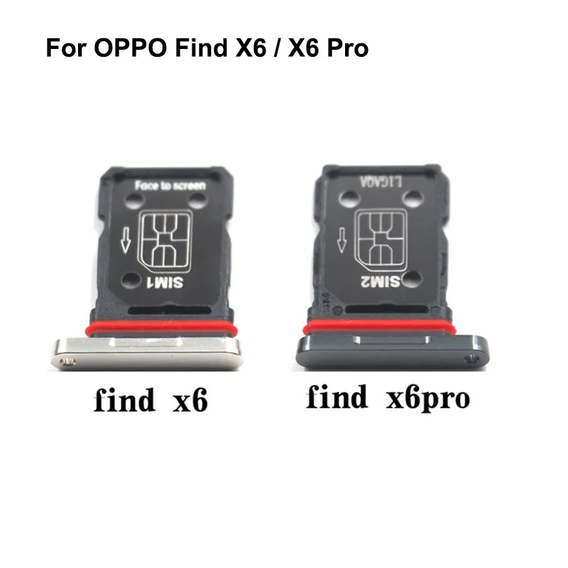 Per Oppo Find X6 Testato Buon Slot Per Schede Vassoio Porta Sim Card Per Oppo Find X6 Pro Sim Card Holder Sostituzione
