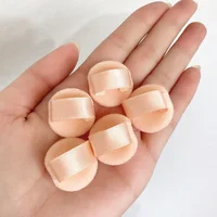5 Pcs under Eye Puff Sponge Powder Concealer Practical Puffs Flocking Comfortable Makeup Girl Blender Sponges 1