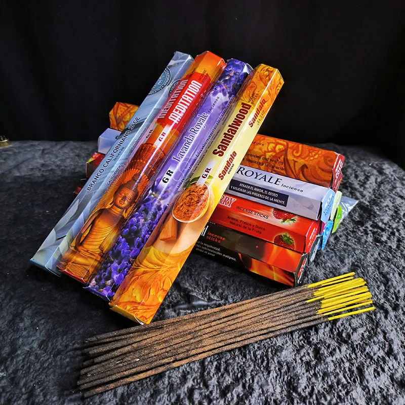 Incense sticks 20 sticks White Sage Insense Sticks Natural Indian incense Aromatherapy Meditaion Palo Santo Linving Room Fragrance Joss sticks