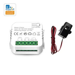 Ewelink Smart WiFi Energy Meter with App - Controlled Power Monitoring (WiFi 1 Channel)