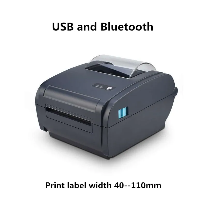 bluetooth pocket printer ZJ9210 Shipping Label 4x6 Inch Express Waybill Sticker Width 40-110mm USB Bluetooth Thermal Barcode Printer for Windows MAC OS pocket sticker printer Printers