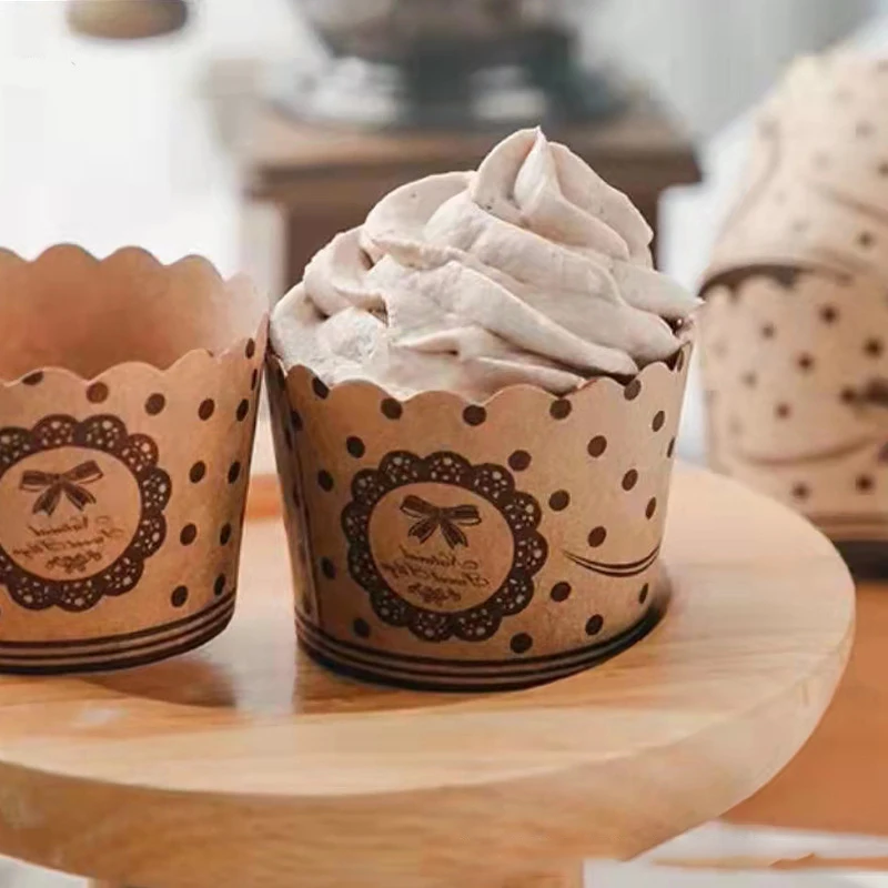 Paper Muffin Cups for Baking and Serving in Kitchen