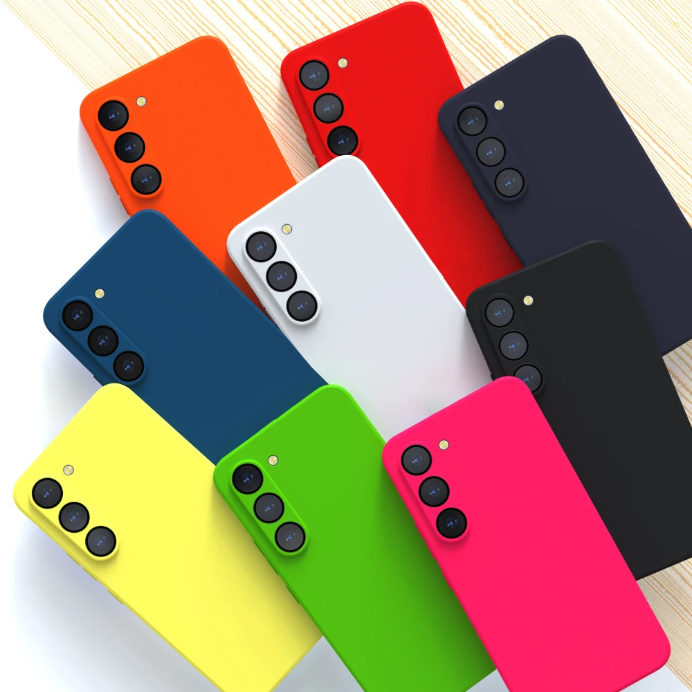 Silky Silicone Soft-Touch Protective Phone Case Cover