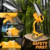 6 inch Cordless Brushless Chainsaw For Dewalt 20V Battery Handheld Electric Chainsaw For Tree, Garden for Makita 18V Battery 5