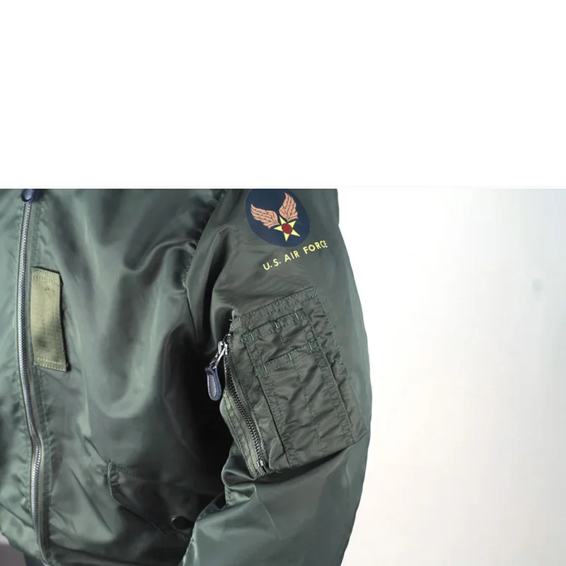 Reproduction USAF L-2B Flight Jacket Men's Military Lightweight Windbreaker 5