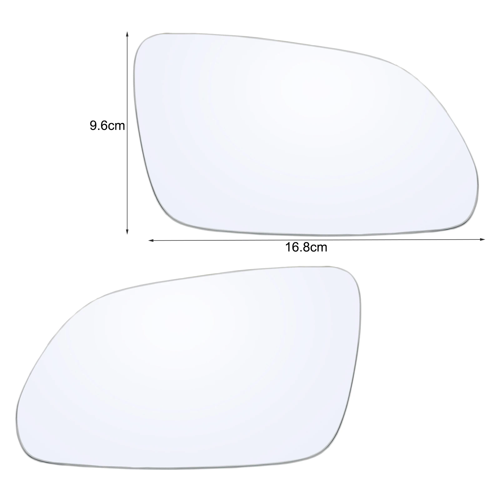Heated Convex Passenger Wing Mirror Glass For Skoda Octavia Mk3 (2013-2021) – Chrome, Clip-On - View #4