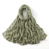 106451-4d4e3c.jpg 185*75 cm musulman Modal Hijab rayonne coton châles pour femmes mince plaine écharpe grande taille foulard islamique Turban bandeau