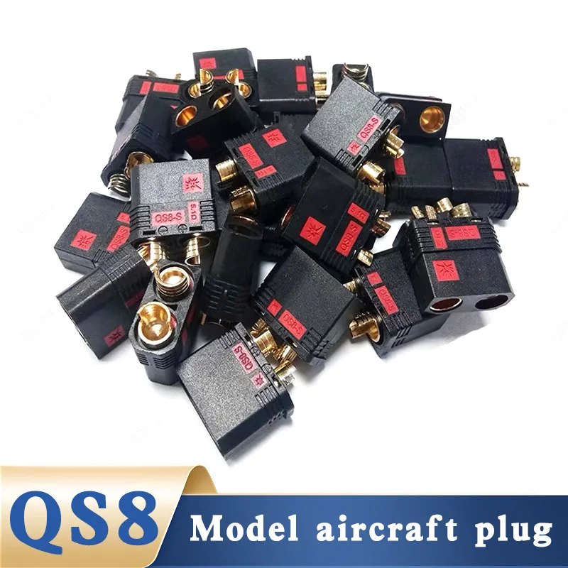 High Current Anti-Spark Lithium Battery Connector 110A 500V - QS8 Series Power Plug