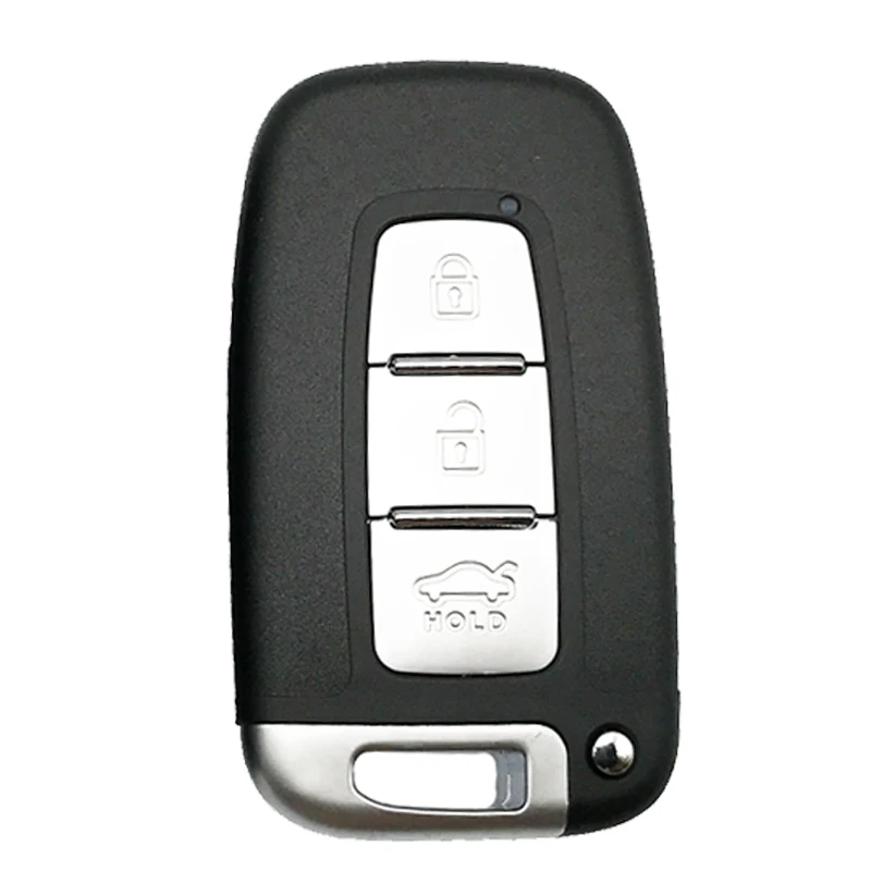 KEMANI Flip Uncut Blade Car Smart Key Case for KIA K2 Forte Sportage Kia 3 Buttons Replacement Black No Chips 
