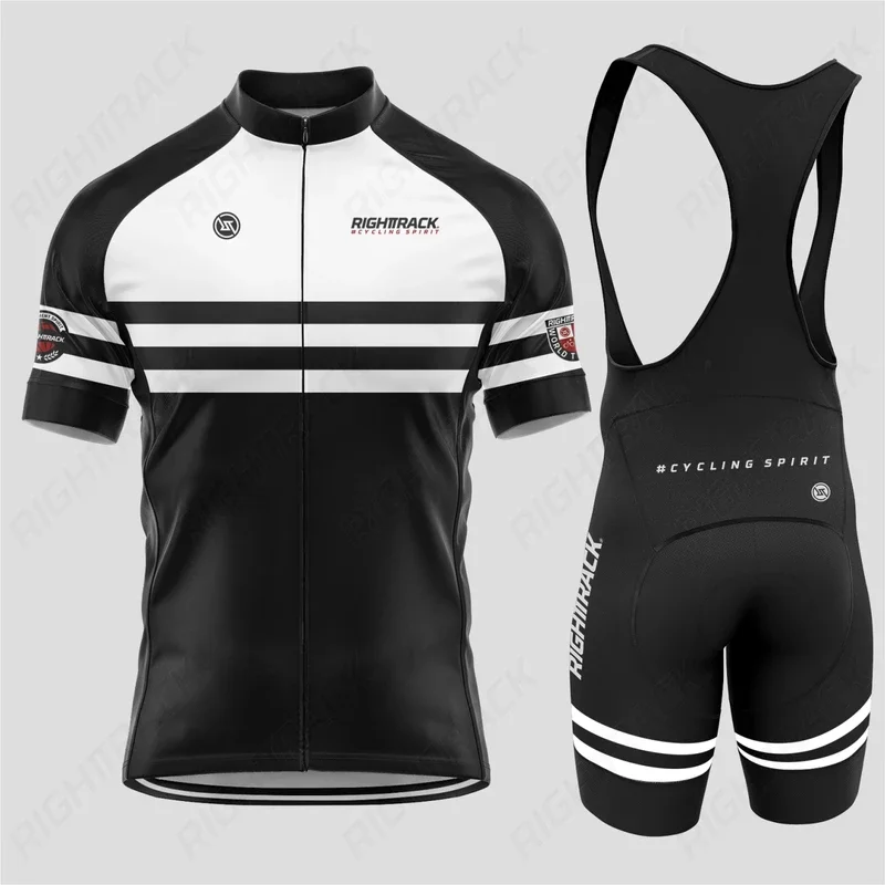 New RightTrack Pro Cycling Suits Men's Outdoor MTB Equip Indoor Training Clothing 20D BIBS Championship Designs Bike Apparel
