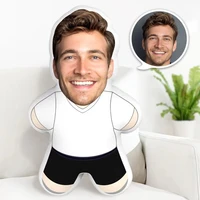 Custom Photo Body Shape Sleeping Pillow Personalized Sofa Pillow Custom 3D Portrait Travel Essentials Best Birthday Gift Couples 1
