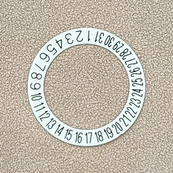 Date Dial with 6.0H Position (Date Wheel Patch)